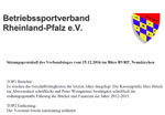 Verbandstag am 15.12.2016